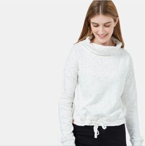 TenTree Speckled Cowl Neck Fleece Size S